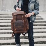 sac a dos cuir homme